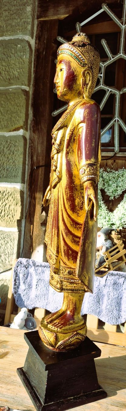 Skulpturen & Statuen: Mandalay-Buddha Figur um 1860 – Gebraucht aus Schafhausen im Emmental von Herzrose 2