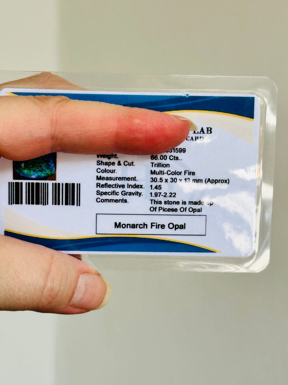 Pietre preziose: 66.0 Ct CERTIFICATE – Nuovo e nell'imballaggio originale da Genève venduto da AWWA 9