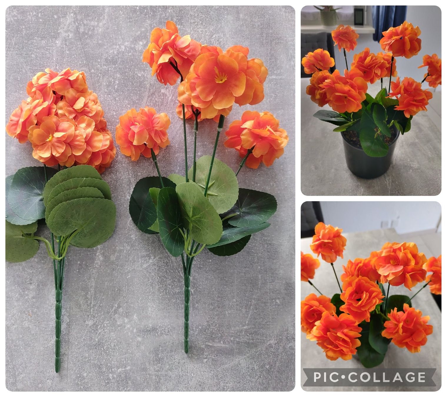 Piante & sementi: Künstl. Geranium stehend (weiss 32 cm) – Nuovo e nell'imballaggio originale da Langenbruck venduto da Gumsi 4