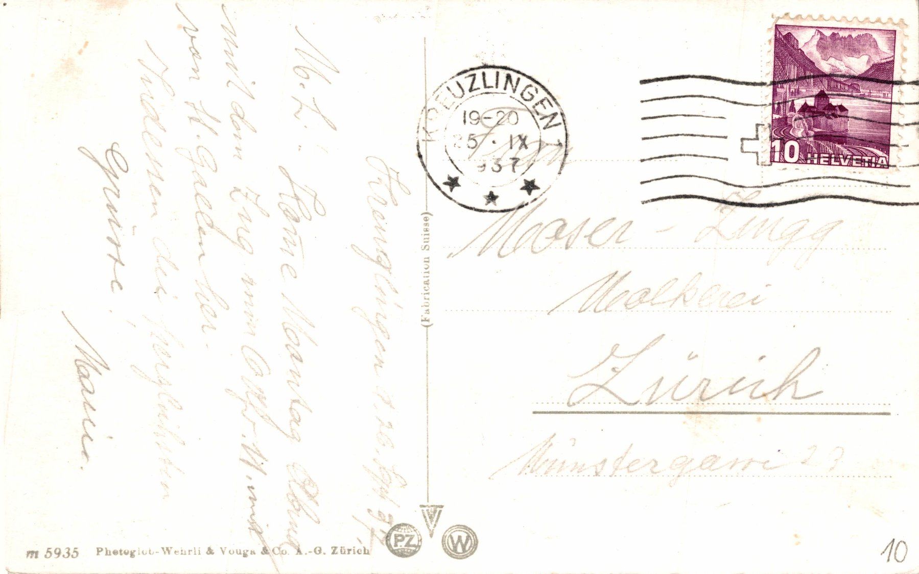 Cartoline postali: Kreuzlingen – Usato da Bronschhofen venduto da Astore 1
