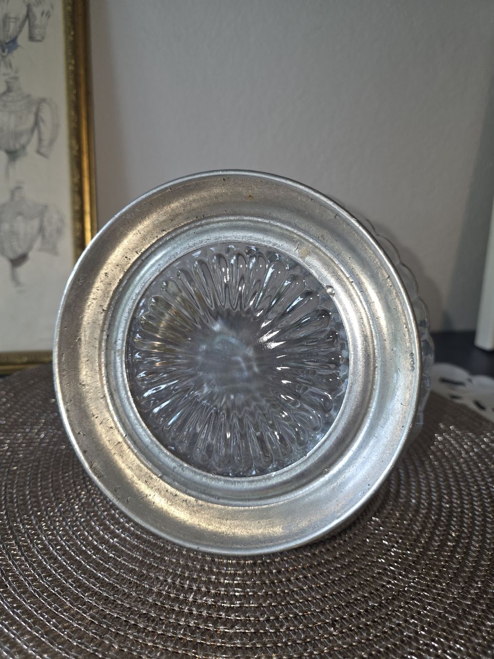 Caraffe: Karaffe Glas Zinn Deckel Gebraucht 1.7 l – Usato da Aegerten venduto da Jos_zem 3
