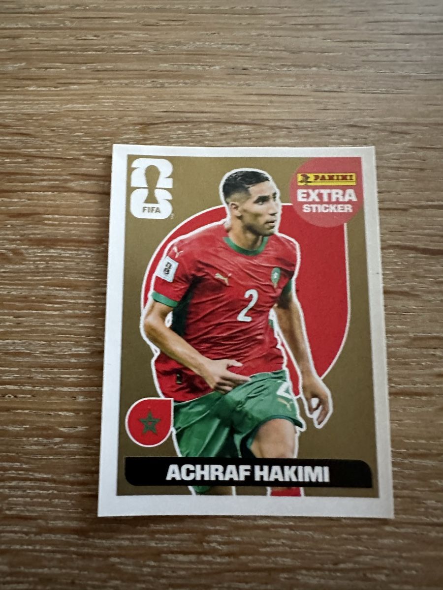 Aufkleber: Panini Sticker Gold Hakimi – Neu (gemäss Beschreibung) aus Rietheim von Pepelmann