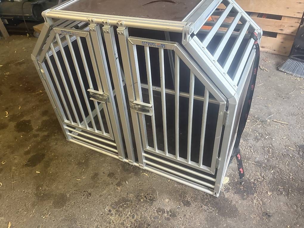 Gabbie, trasporto & Sicurezza: Doppel Hunde Box  – Usato da Abtwil SG venduto da pmanu2000