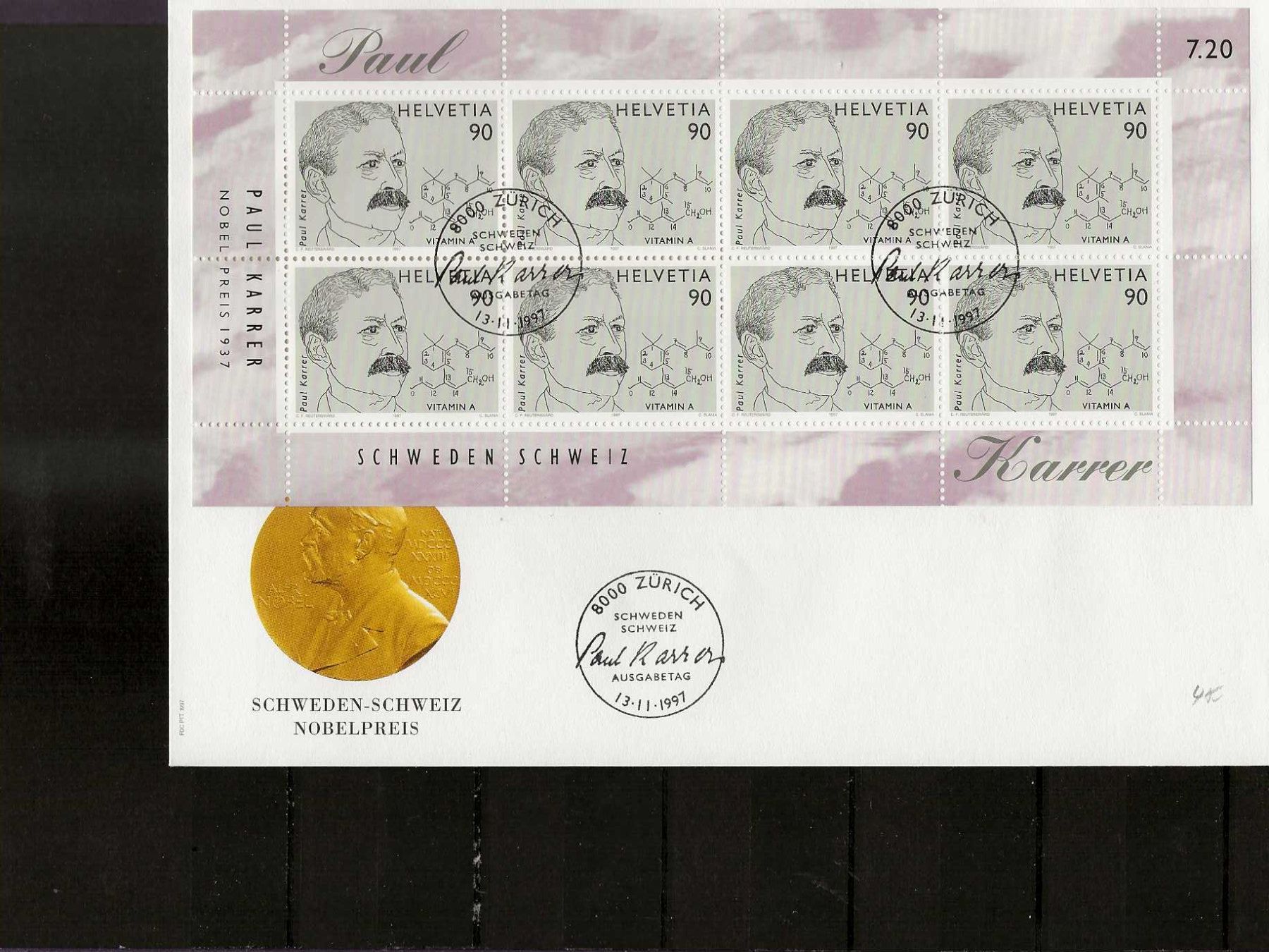 Buste & buste per spedizione: enveloppe 2 FDC 927 et 928 – Usato da Sorvilier venduto da carose01 1