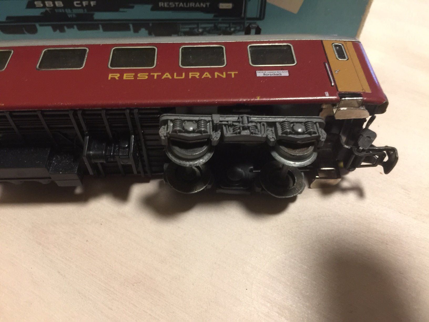 Märklin Modellini di ferrovie: Schweizer D-Zug-Speisewagen Märklin – Usato da Bolligen venduto da Astrophysiker06 2