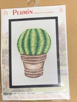 Stickpackung Permin Kaktus 20x29cm NEU im Set (Neupreis 39.-