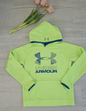 Under Armour Hoodie, Neon Grün, Gr. YLG, Top Zustand!