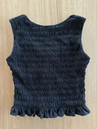 Abercrombie & Fitch BARE Reversible Crop Top Black Size M