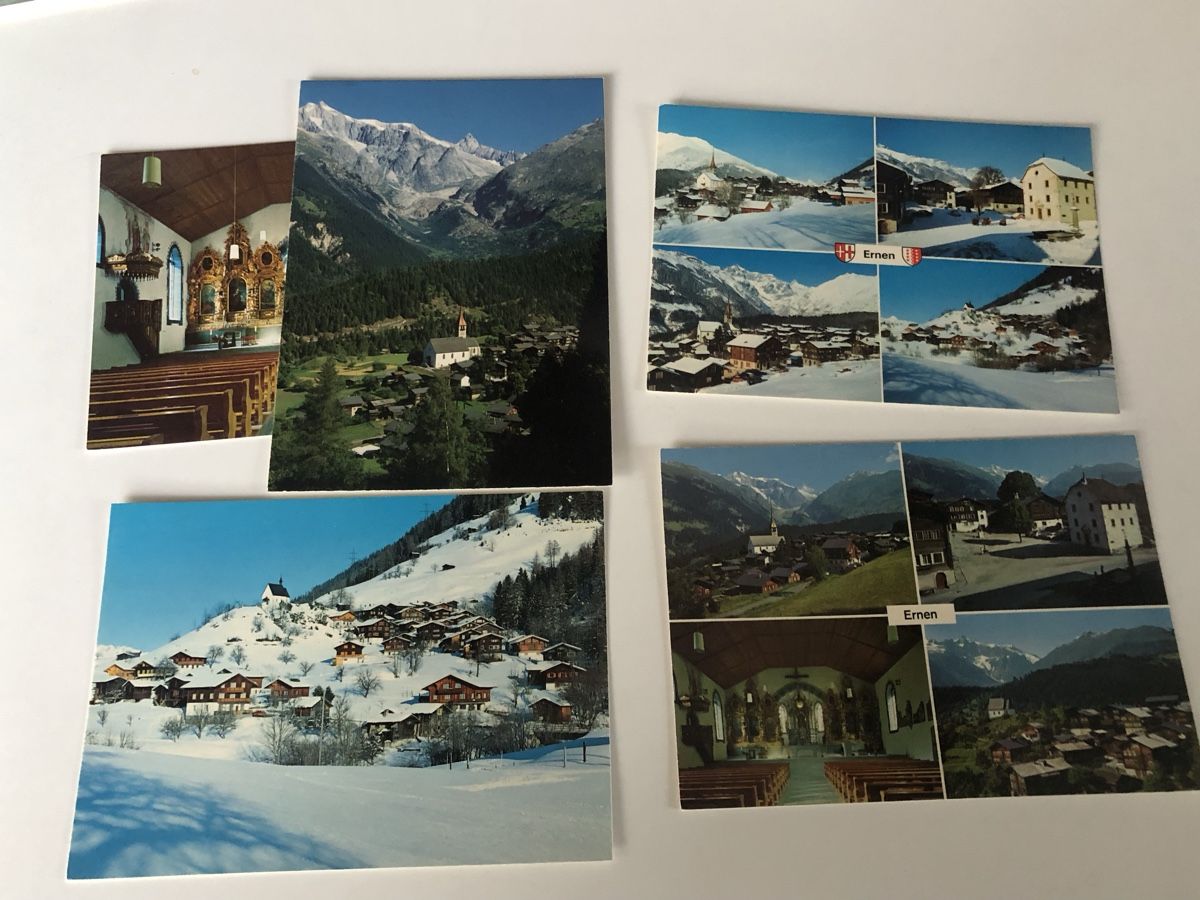 Cartes postales: 16 versch. Ansichtskarten aus ERNEN VS – Neuf (Voir description) à Lufingen par Rac0 5