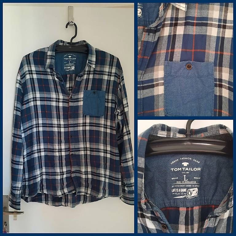 Camicie: TOM TAILOR Hemd Gr L – Usato da Wädenswil venduto da H2H_Secondhandshop