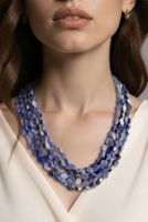 Tolle Lapislazuli Kette NEU