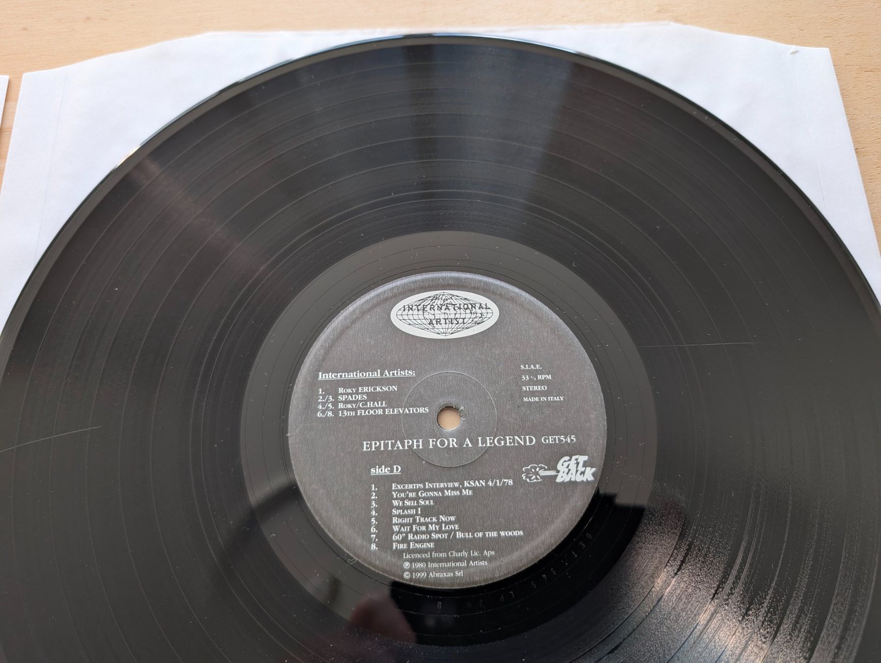 Schallplatten: Epitaph For A Legend  I 99 – Gebraucht aus Ebikon von soundundvielfalt 9