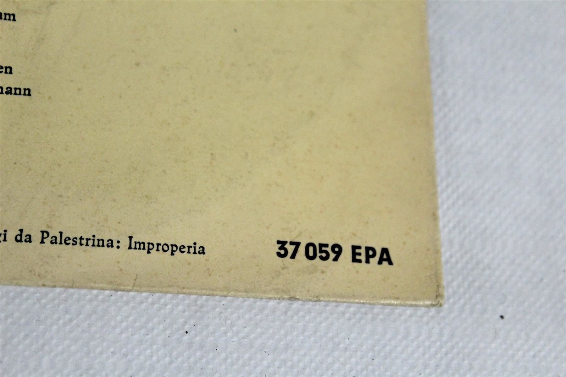 Posters & Illustrations: GIOVANNI P. DA PALESTRINA: Improperia – D'occasion à Bern par vinyl-heaven 7
