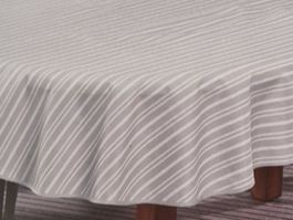 Tischdecke cm 160 Runding abwischbar weich neu Vynil