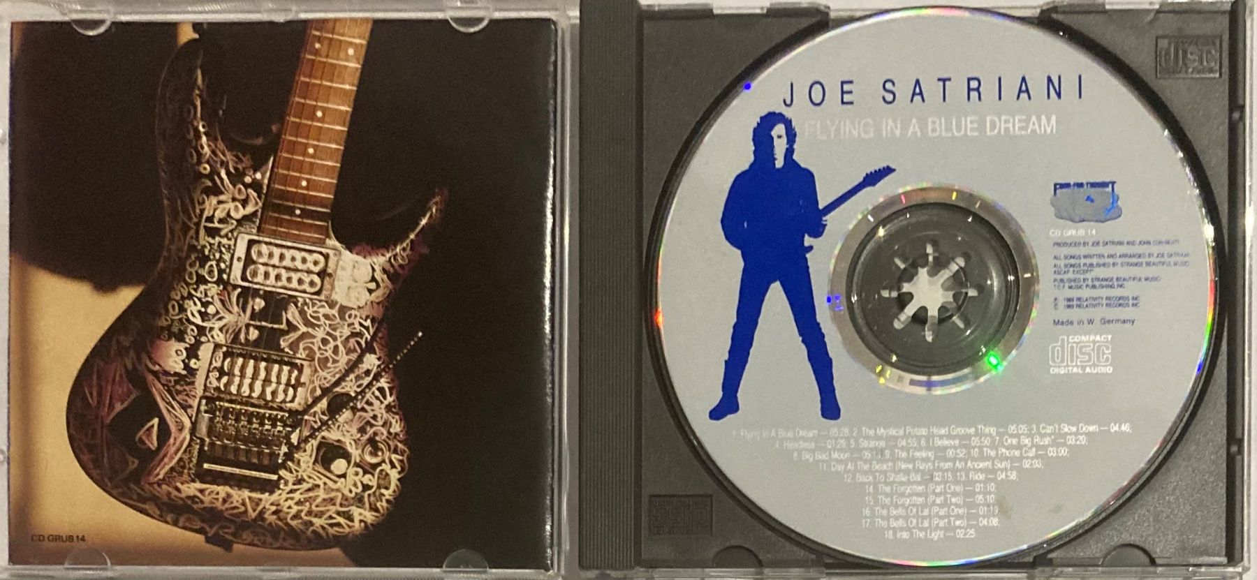 CD: JOE SATRIANI - FLYING IN A BLUE DREAM – Usato da Poliez-Pittet venduto da Newtown-Records 2