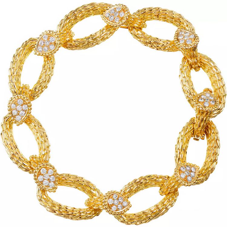 Chaîne En Or 14 Carats Vintage - Maillons Finement Travaillés, Longueur 46 Cm - Occasion, Parfaite Pour Un Look Raffiné