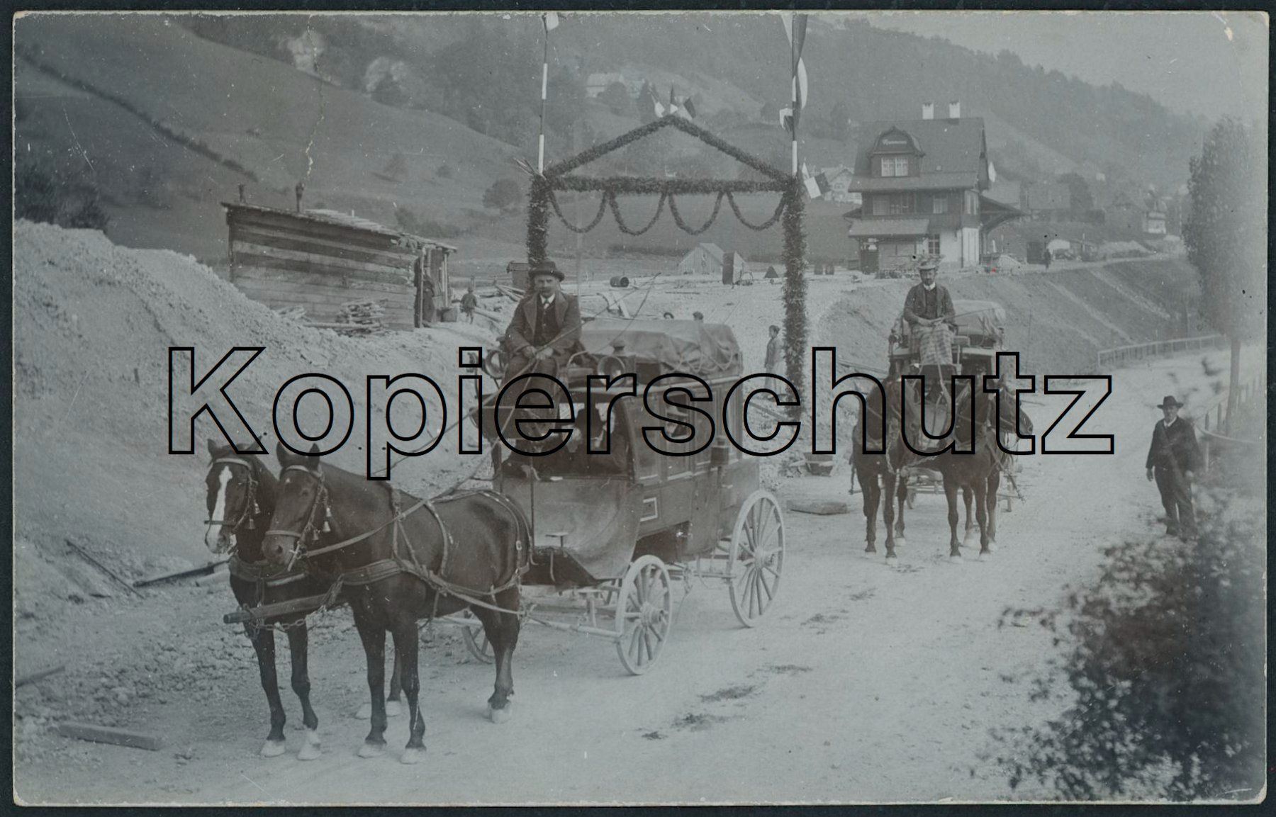 Cartoline postali: SG Krummenau - Bahnhof - Bahn BT - Postkutsche – Usato da Schindellegi venduto da Jonathan77