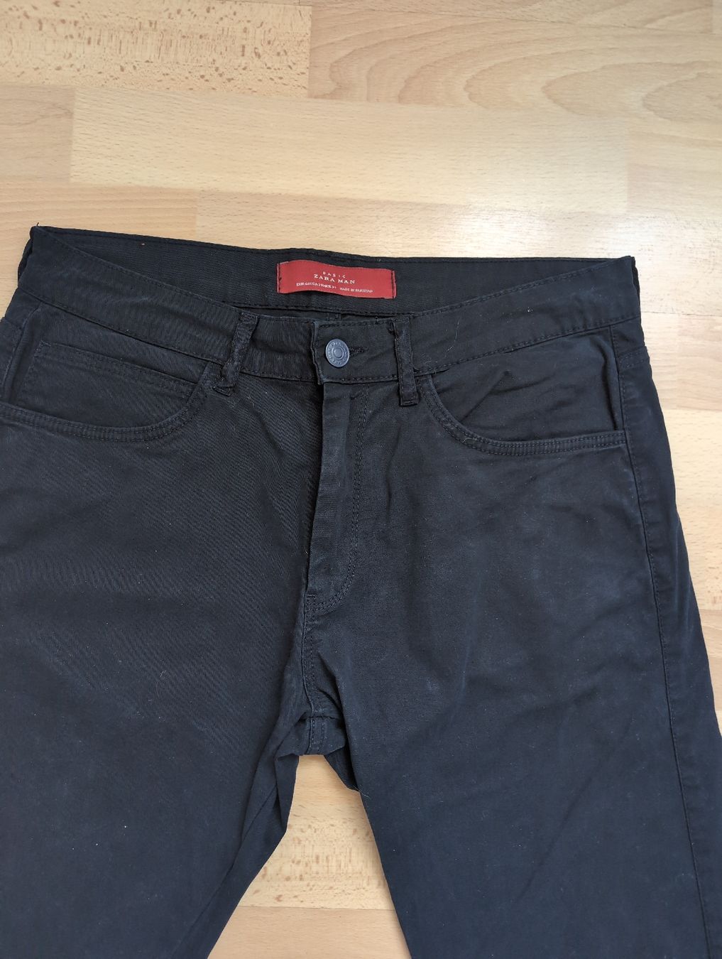Zara Pantaloni: Zara Man Basic Hose Gr. 40 Dunkelblau – Usato da Unterägeri venduto da Fiobi 1