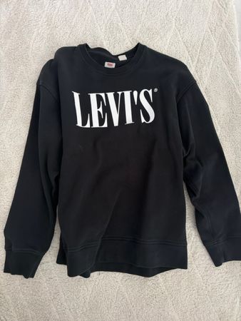 Levi's Pullover schwarz Logo Relaxed Fit Grösse M
