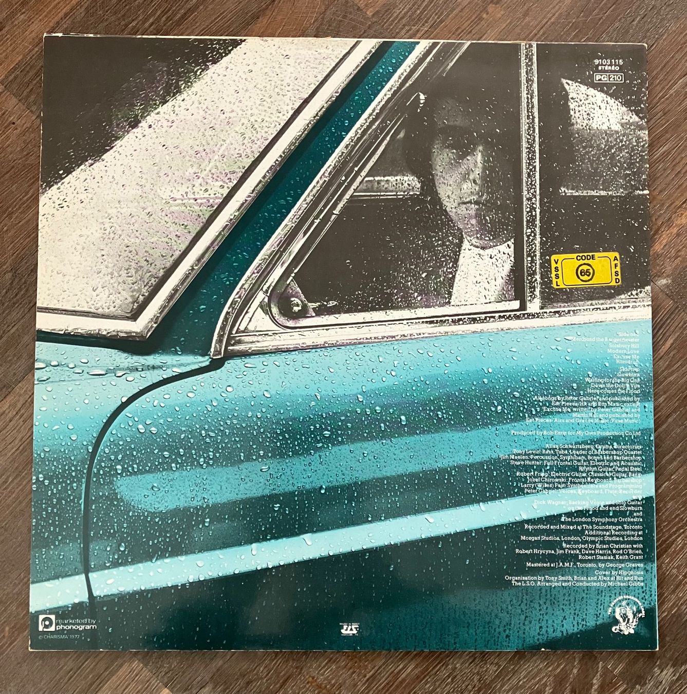 Dischi in vinile: PETER GABRIEL - PETER GABRIEL 1977 – Usato da steffisburg venduto da Dstauffer 2