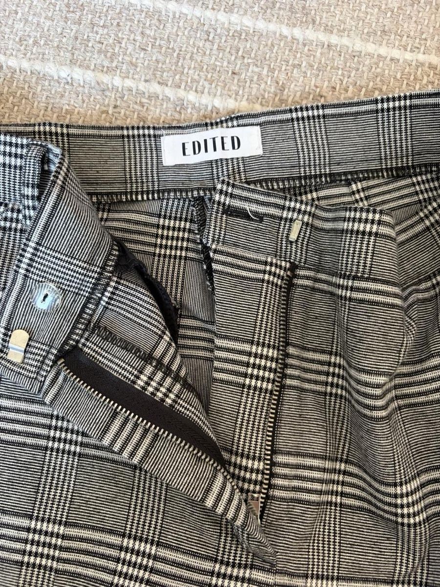 Pantaloni: Grau karierte Hose von Edited – Grösse M – Usato da Winterthur venduto da nadjaaa17 2