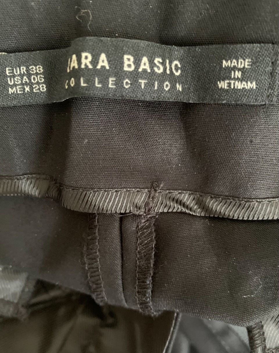 Zara Hosen: Superbe pantalon noir basic ZARA satiné neuf t.38 – Neu (gemäss Beschreibung) aus Martigny von only__you 6