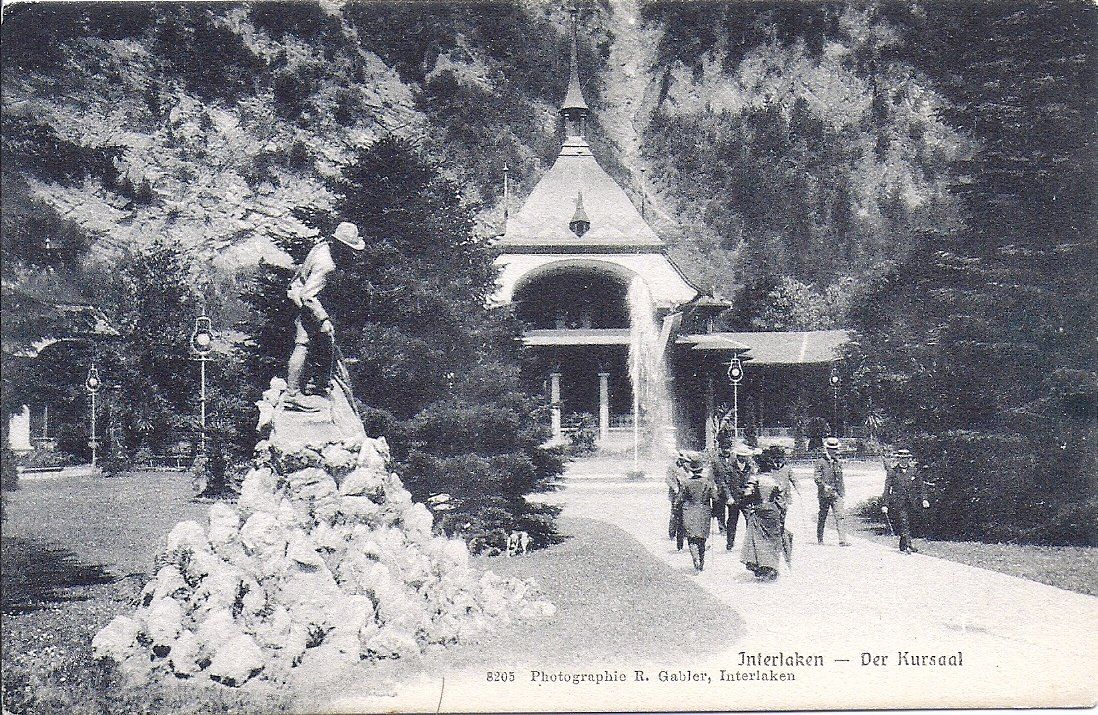 Cartoline postali: INTERLAKEN, le Kursaal – Nuovo (secondo la descrizione) da Les Verrières venduto da Scampi0