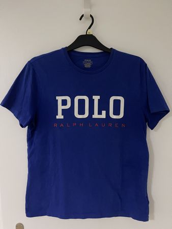 Polo Ralph Lauren T-Shirt, Blau, Top Zustand, Big logo, y2k
