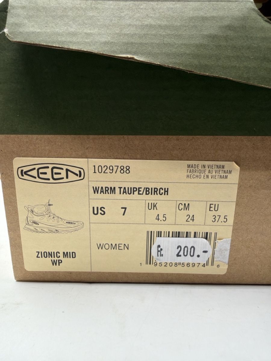 Keen Scarpe da donna: Wanderschuhe Keen Zionic Mid WP Grösse 37.5 neu! – Nuovo e nell'imballaggio originale da Sirnach venduto da Gin_kobi02 5