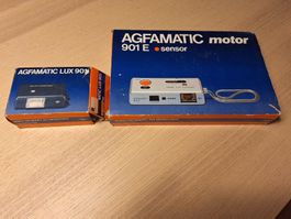 AGFAMATIC 901E Motor Sensor + LUX 901 Blitz - Vintage!