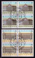 1990_797-798_EUROPA_HISTORISCHE GEBÄUDE LUZERN+GENF_Vb ET !
