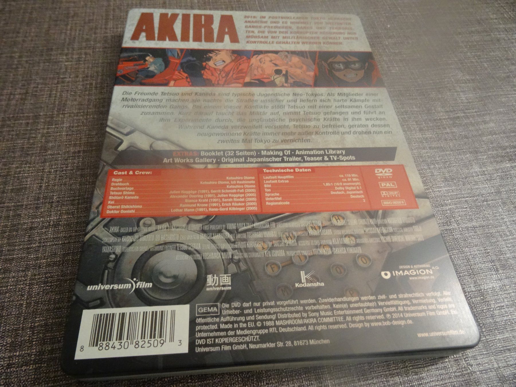 Tutti i DVDs: Akira Steelbook Edition DVD – Usato da Olten venduto da Disc-Verkauf 2