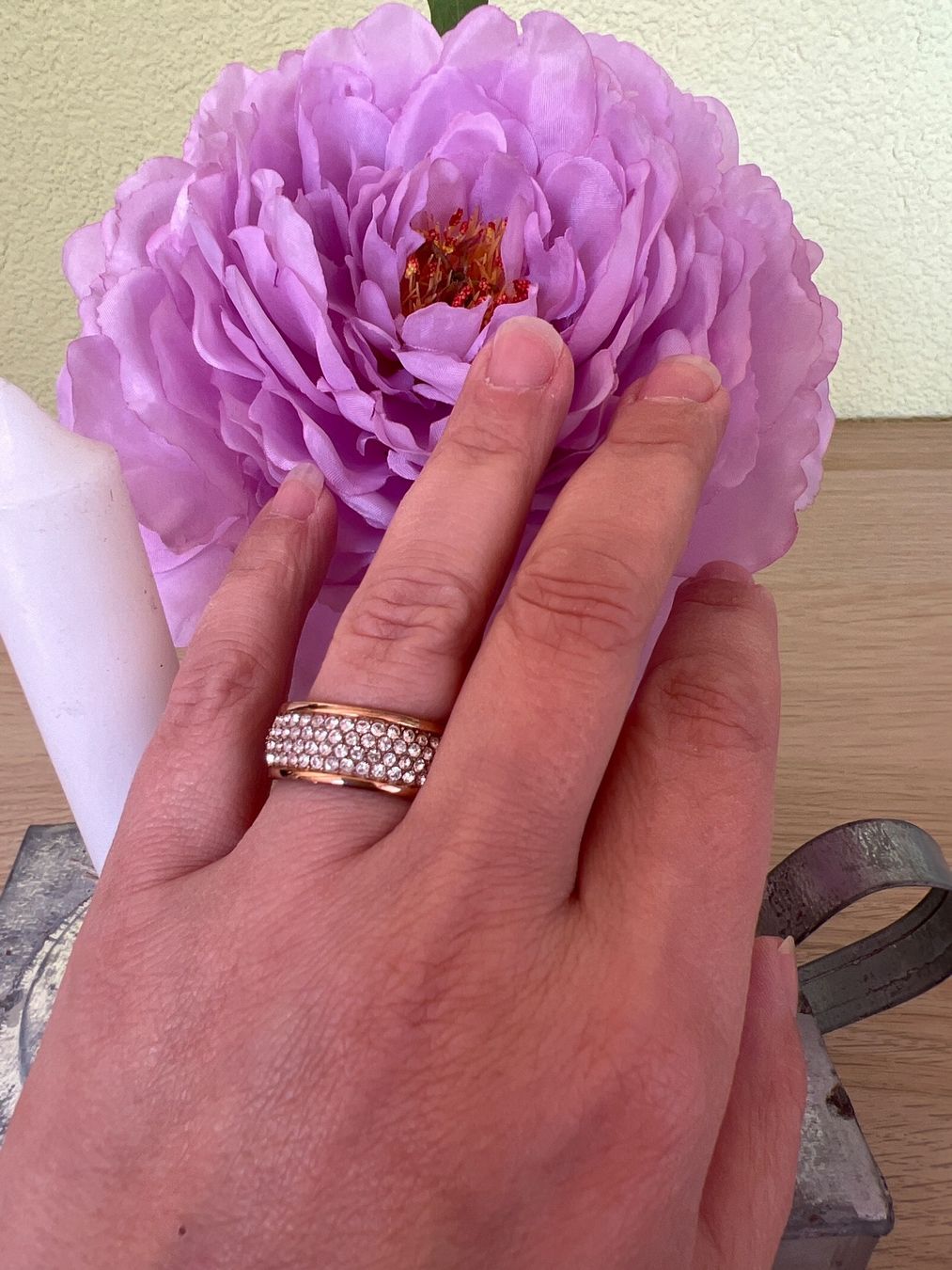 Fossil Anelli: Schöner funkelnder Ring Roségold Fossil – Usato da Seon venduto da Sunny-Schmuck78 2