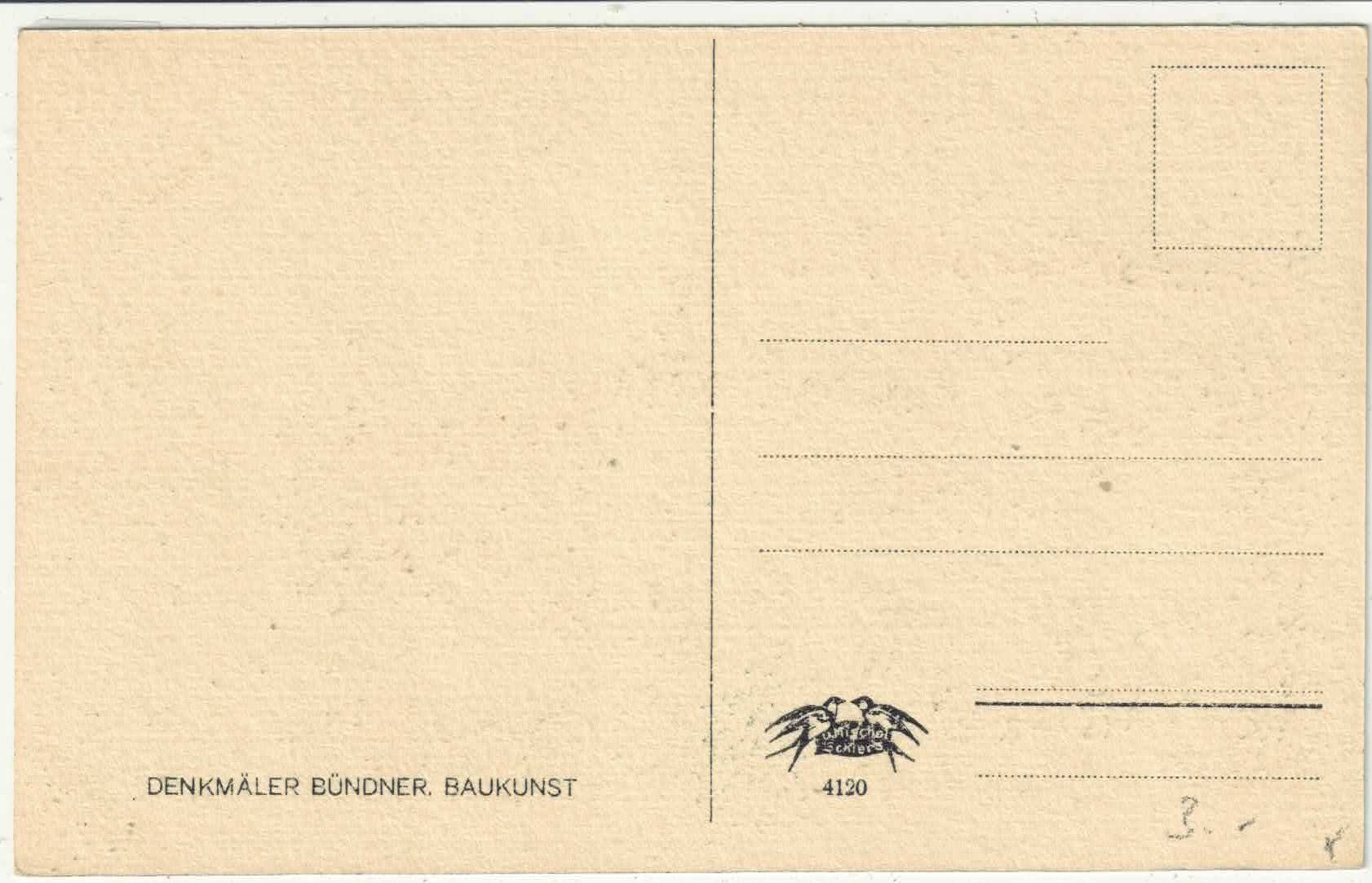 Cartoline postali: Valcava - Denkmäler Bündner Baukunst – Usato da Ettingen venduto da Kartenplanet 1