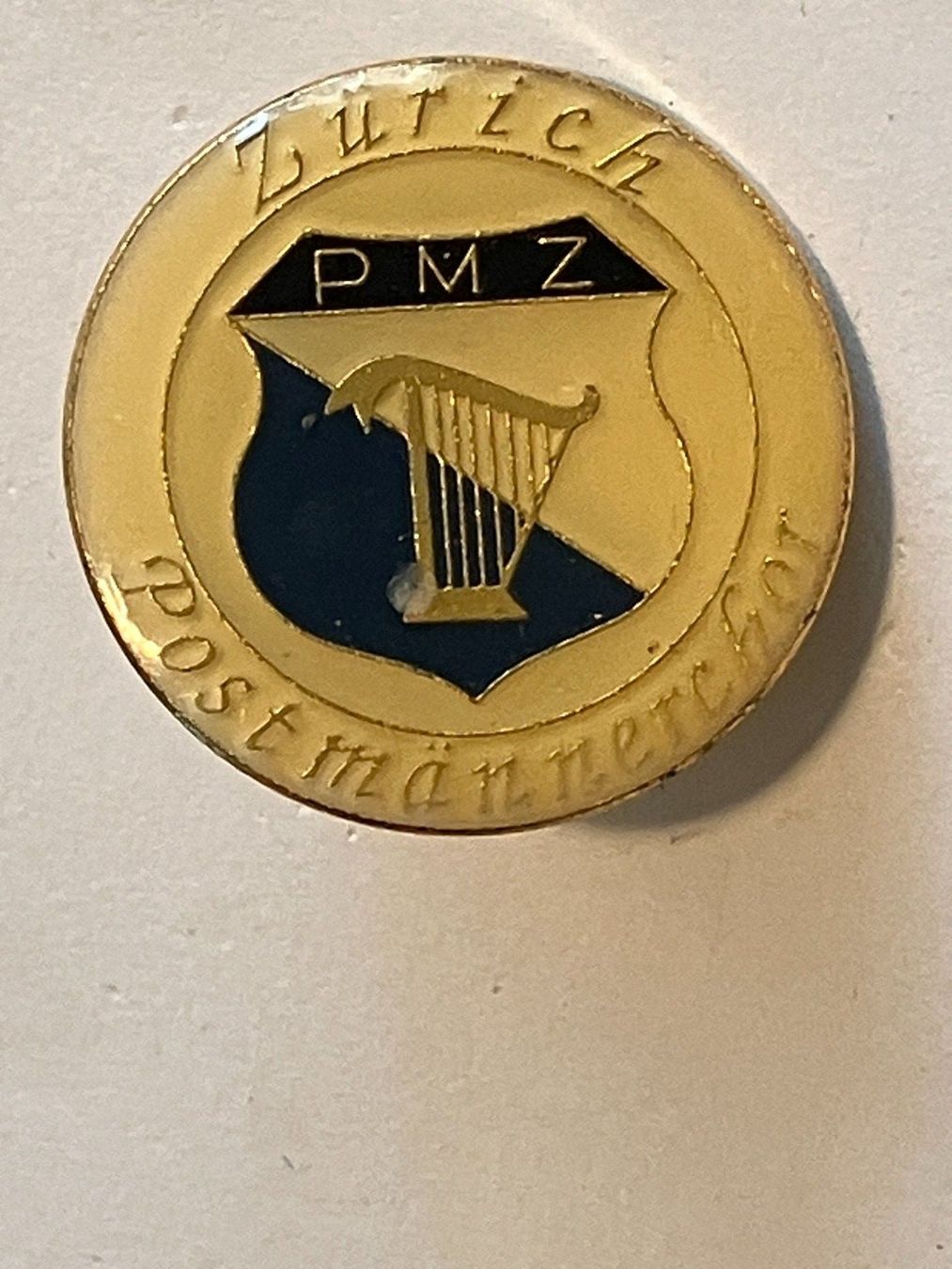 Placchette & Badge: 1 Pin PMZ Postmännerchor Zürich – Usato da Basel venduto da djwwpp