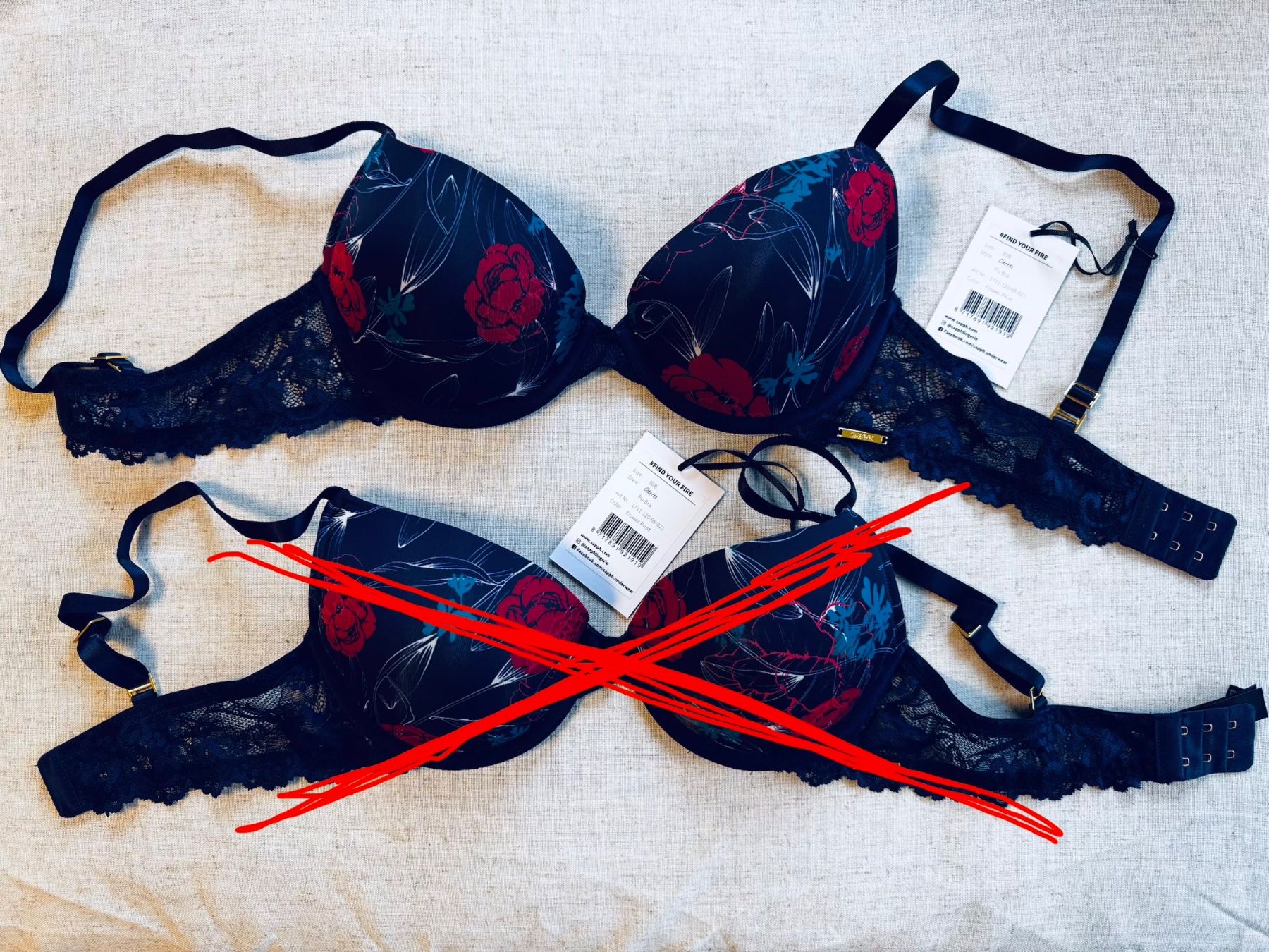 Sonstige Unterwäsche: 2* Push Up BHs, 80-B NEU! – Neu und originalverpackt aus Zürich von iry_9mbn 1