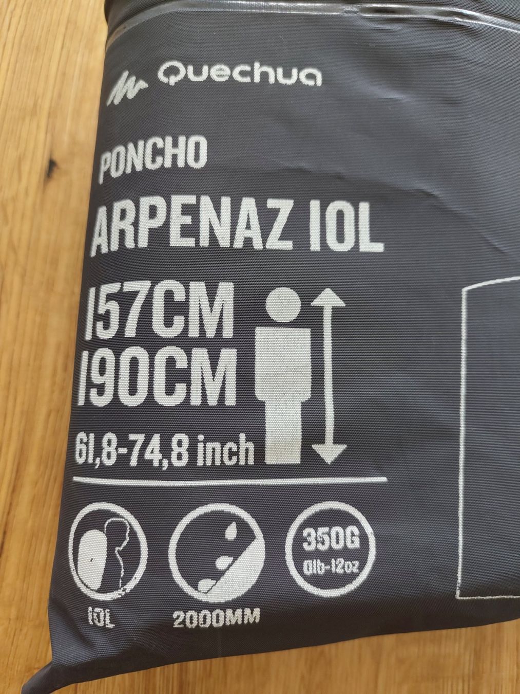 Decathlon Giacche: Regenponcho Quechua – Usato da Interlaken venduto da dmncmg 1