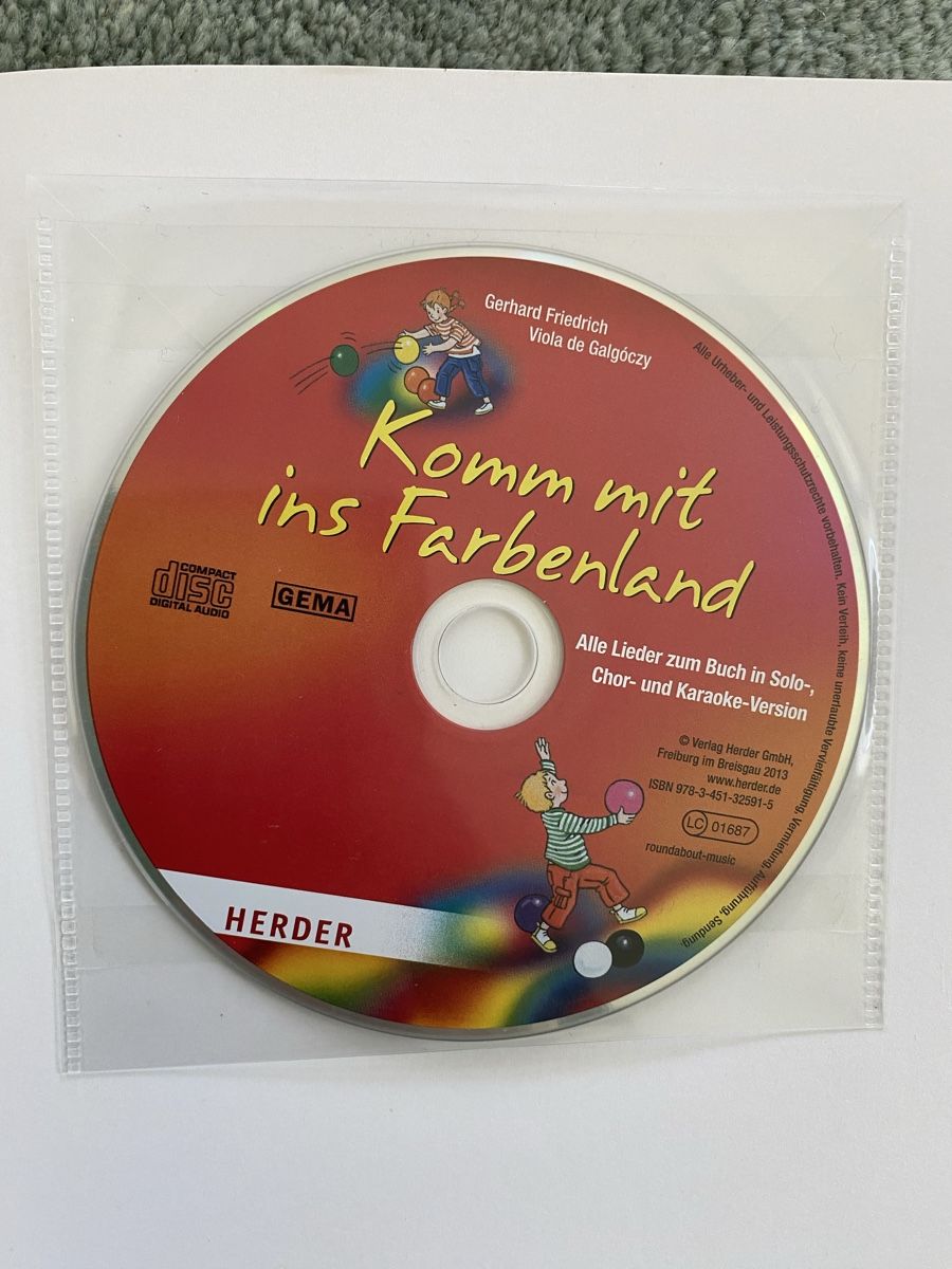Libri: Komm mit ins Farbenland, inkl. CD – Nuovo (secondo la descrizione) da Russikon venduto da mofu961 1