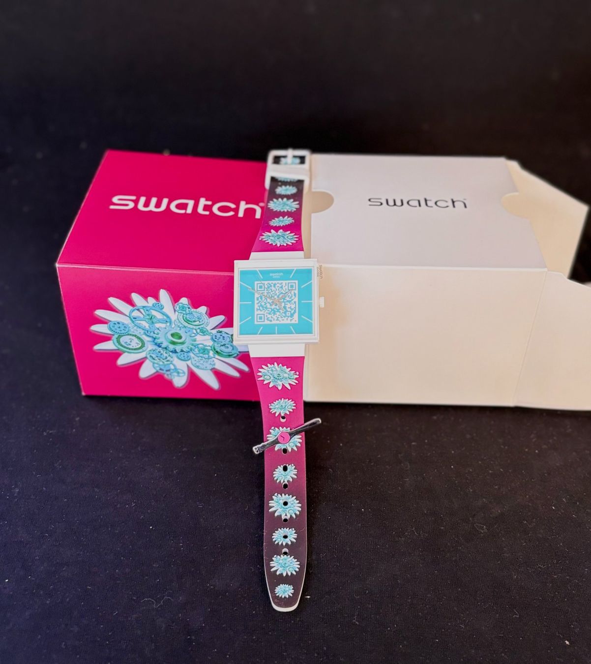 Swatch Orologi: Swatch Uhr Edelweiss – Nuovo e nell'imballaggio originale da Zürich venduto da Drahtzug 1