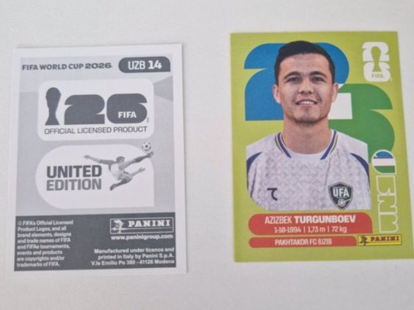 Panini Cartes à collectionner: Panini Sticker UZB14 – Neuf (Voir description) à Stüsslingen par white_angel86