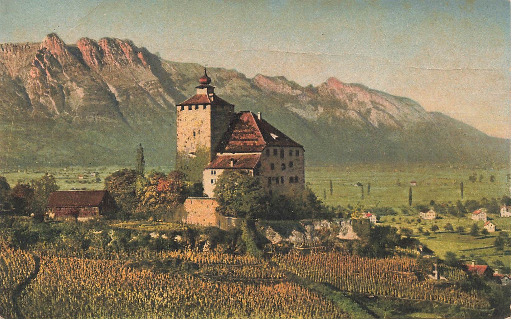 Ansichtskarten: Buchs Das schloss werdenberg – Gebraucht aus Biasca von Blenio71