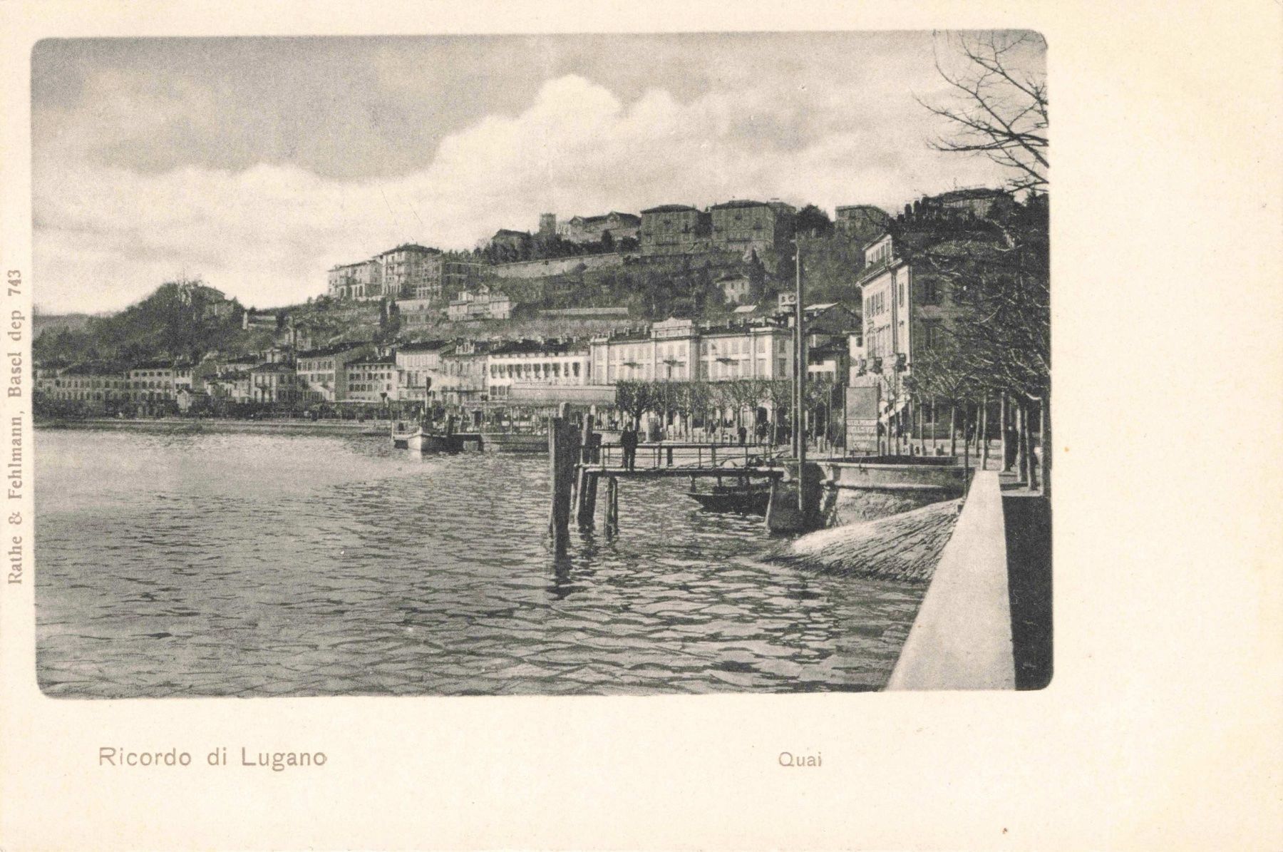 Ansichtskarten: Lugano – Gebraucht aus Biasca von Blenio71