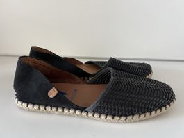 Verbenas Espadrilles Schwarz, Gr. 40 Guter Zustand!