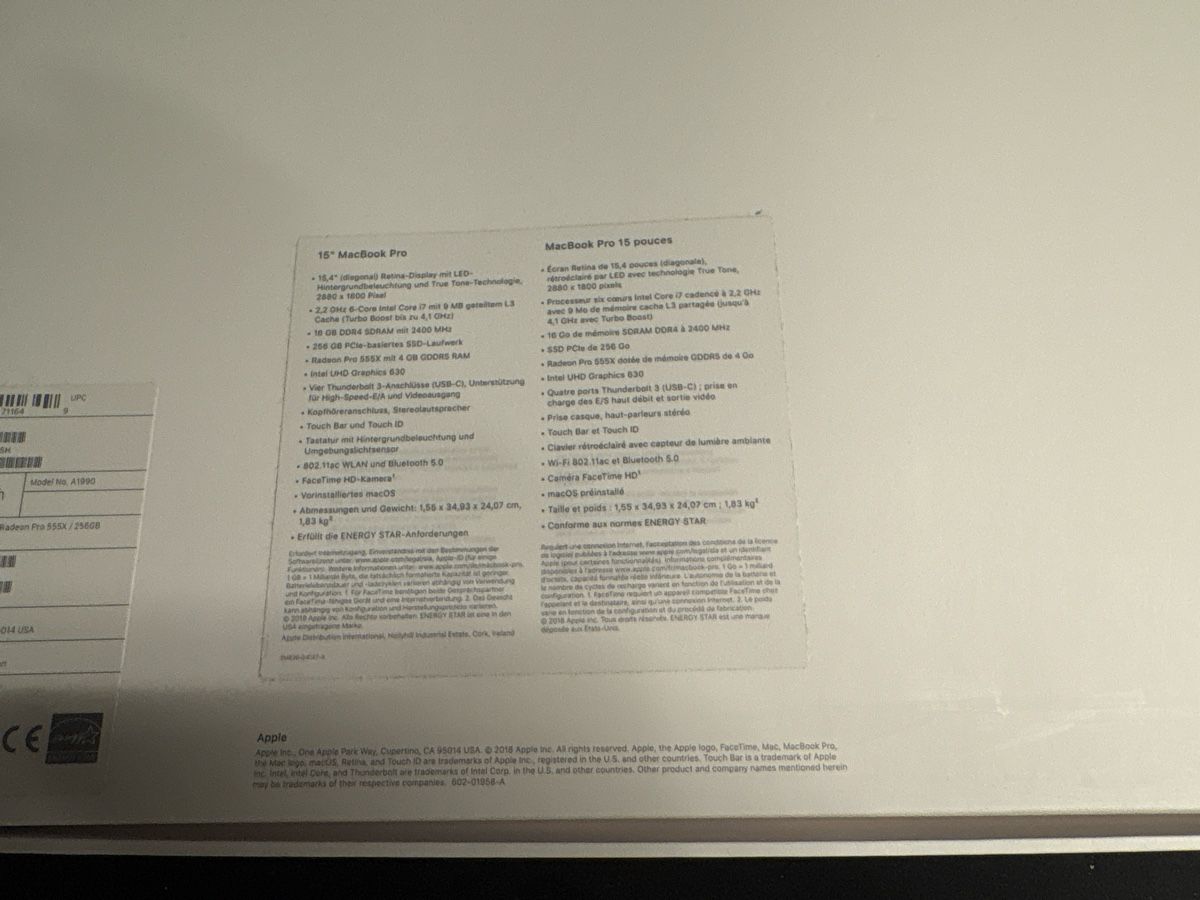 Apple Notebooks: Apple MacBook Pro 2.2 GHz Intel Core i7 – Gebraucht aus Luzern von rap_wr9k 7