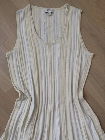 COS Kleid beige Grösse L neuwertig mit Etikett Sommer Beige
