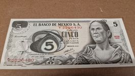 Mexiko 5 Pesos 1972, Banco de Mexico D.F.