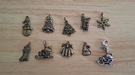 10 Charms Anhänger Weihnachten 🎄🎁✨