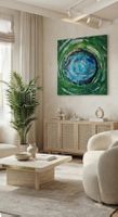 Gemälde "Auge" handmade 58×58