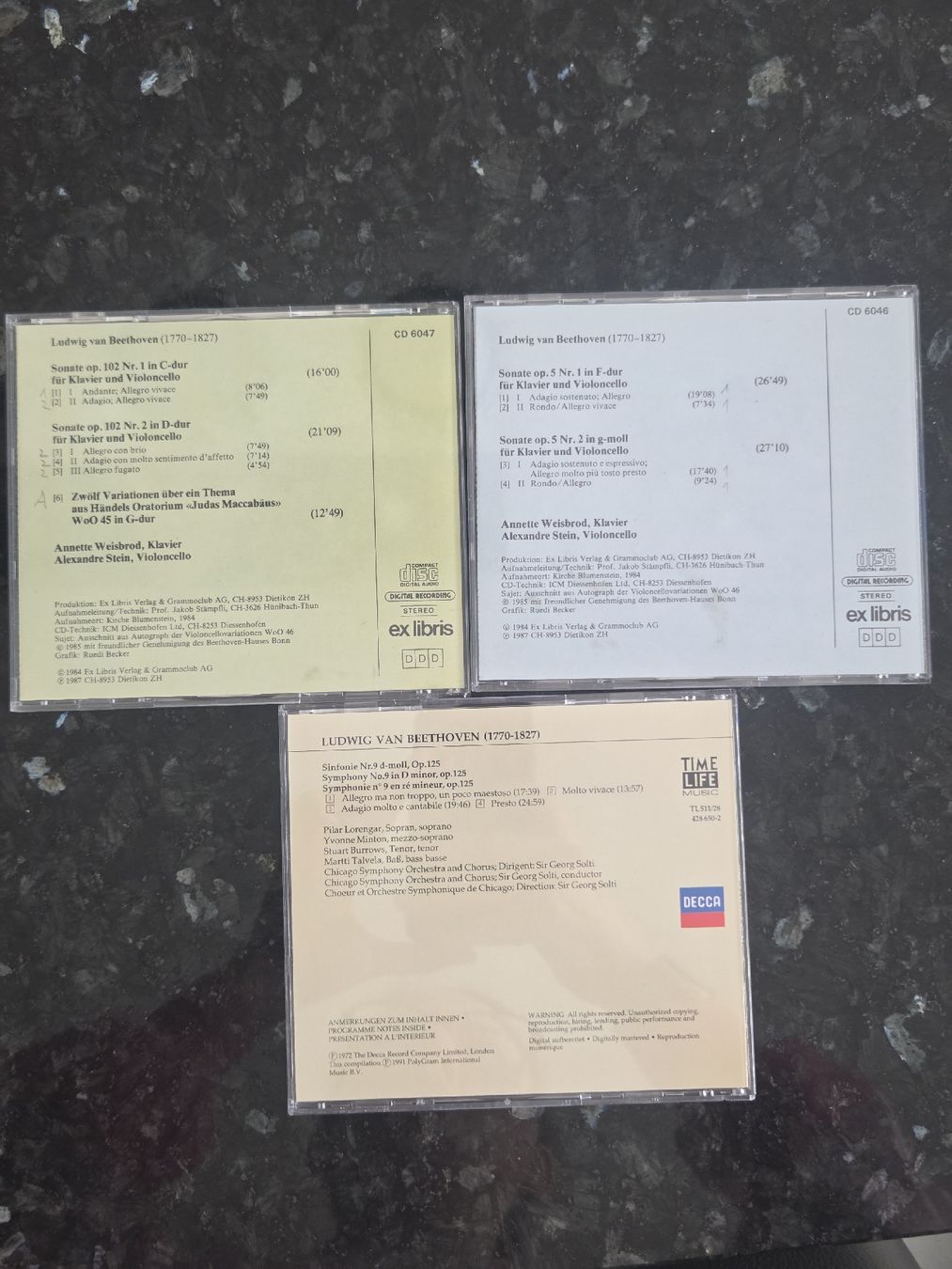 CD: Ludwig van Beethoven  – Usato da Müntschemier venduto da Fee_00 1