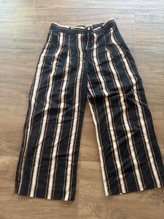 Zanetti Striped Wide Leg Pants, Summer Style